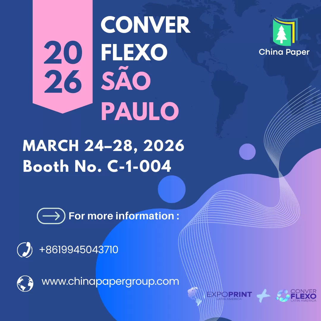 China Paper, São Paulo'daki ConverFlexo 2026 için hazır.