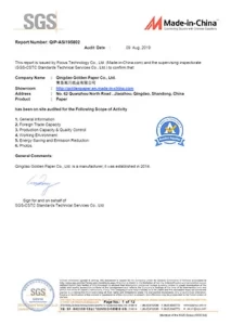 SGS Sertifikası